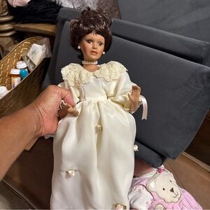 Porcelain doll 16” tall